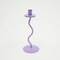 Home Décor Groovy Glow Lilac Candle Holder - Stylish 4x10 Inch Decorative Candle Holder for Living Room & Home Accents